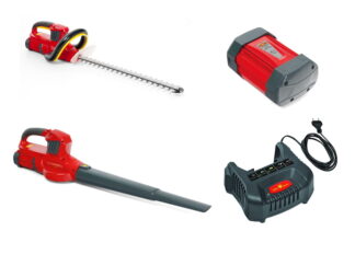 WOLF-Garten Laubbläser + Heckenschere Li-Ion Power 36V BB36/HSB36